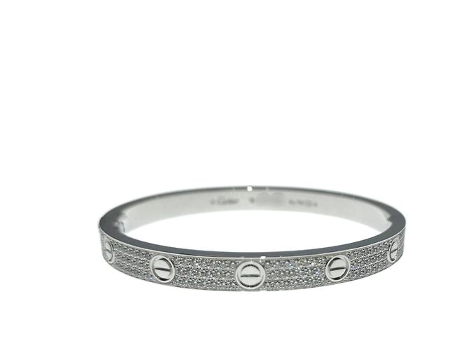 Pulsera Cartier de oro blanco