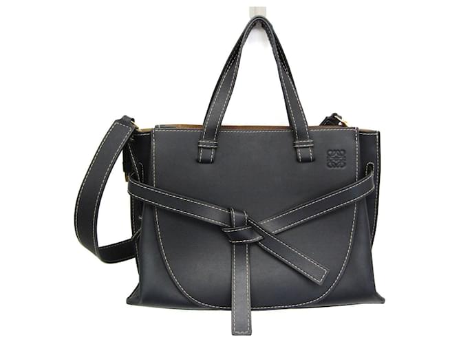 Loewe Gate Cuir Noir  ref.1560462