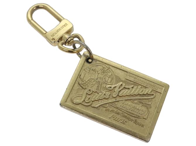 LOUIS VUITTON Porte Cles Jean Key Holder Gold M65374 LV Auth 81997 Golden Metal  ref.1560485