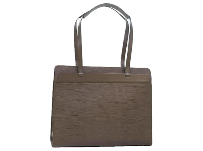 LOUIS VUITTON Epi Croisette GM Tote Bag Gray Pepper M5250C LV Auth bs16205 Brown Leather  ref.1560603