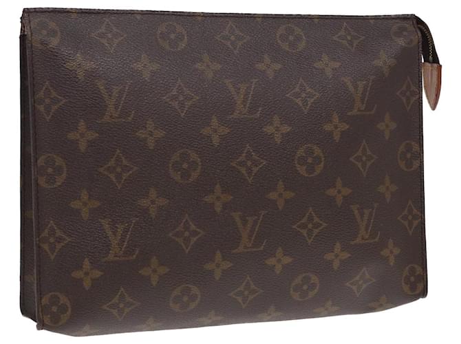 LOUIS VUITTON Monogram Poche Toilette 26 Pouch M47542 LV Auth 84371 Cloth  ref.1560660