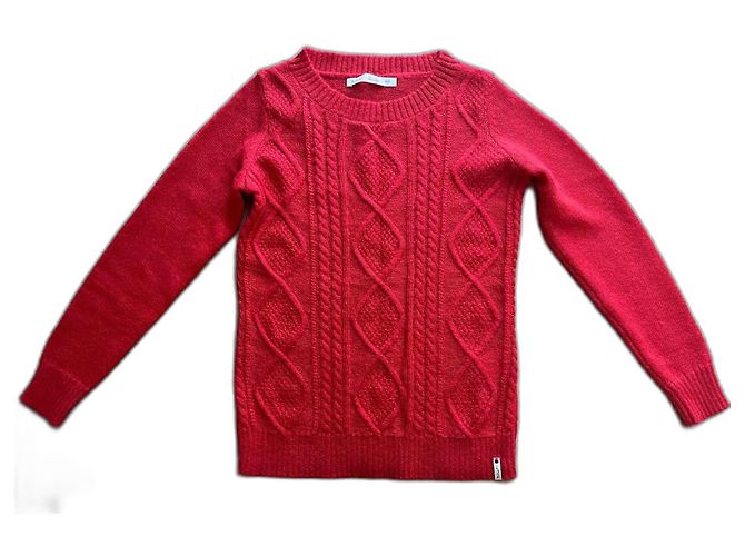Pull en laine rouge Woolrich