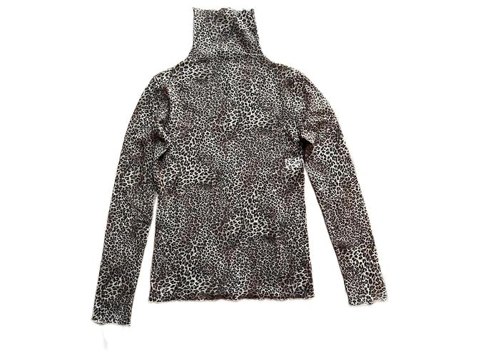 Autre Marque Pierre Mantoux Bluse Braun Polyamid M