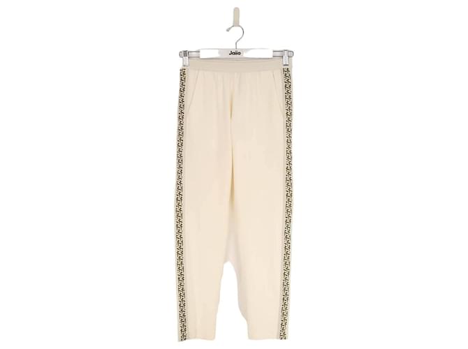 Zadig & Voltaire Calças brancas Branco Sintético  ref.1560761