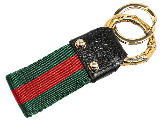 Bamboo Llave de web de bambú Gucci verde