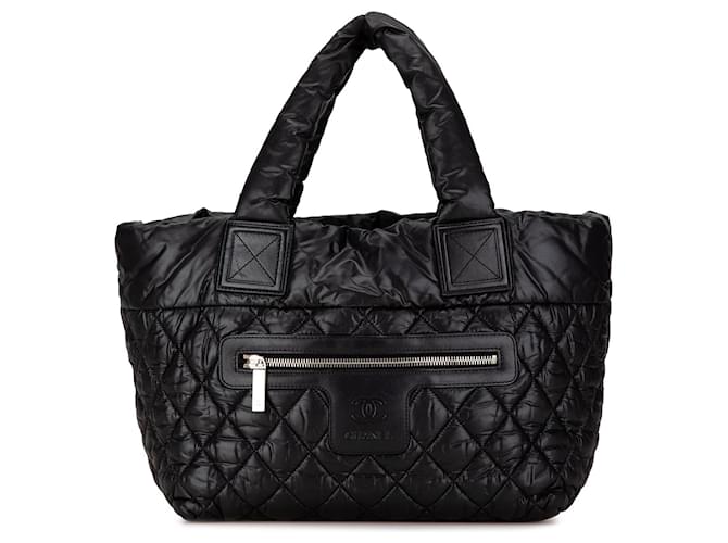 Black Chanel Coco Cocoon Tote Bag Cloth  ref.1560987