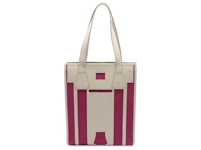 Sac Bell Petit H Hermès rose Cuir  ref.1561036