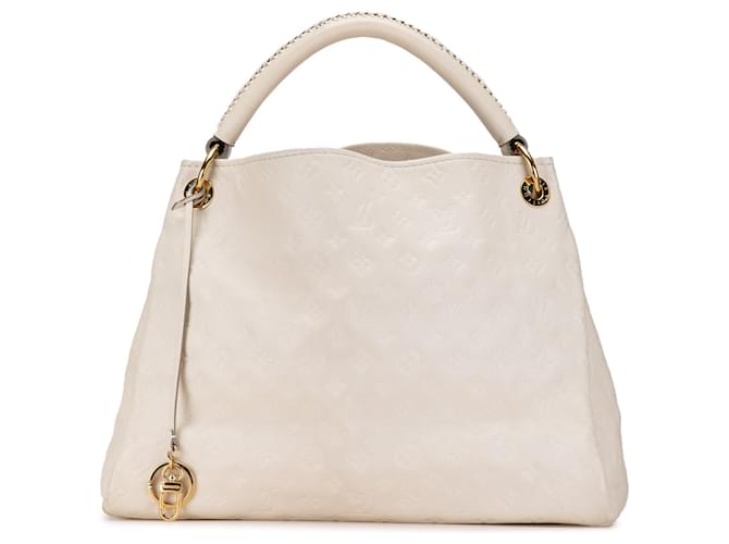 Bolso hobo Artsy MM en Monogram Empreinte blanco de Louis Vuitton Cuero  ref.1561070