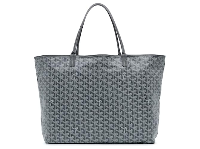 Borsa tote Goyard Goyardine Saint Louis GM grigia Pelle  ref.1561116