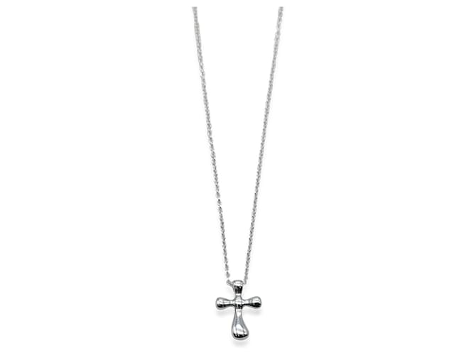 Colar cruz Elsa Peretti da Tiffany & Co. em prata esterlina  ref.1561128