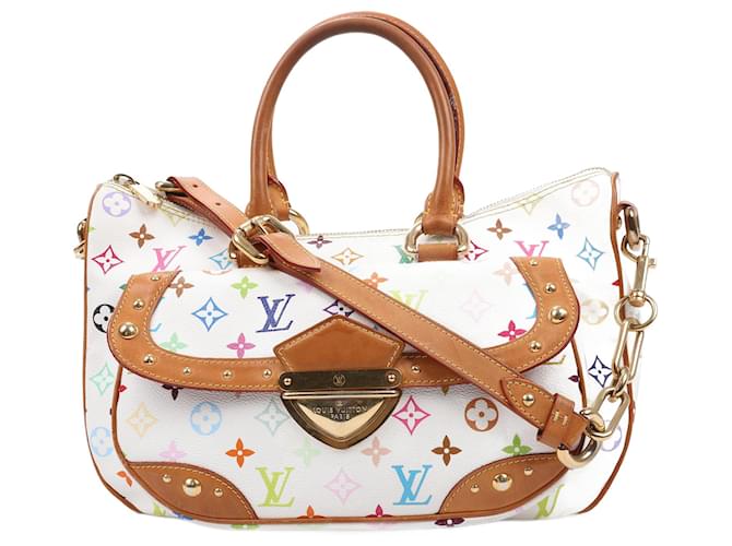 Sac à main Rita 2Way Monogram Multicolore Blanc Louis Vuitton M40125 Cuir  ref.1561191