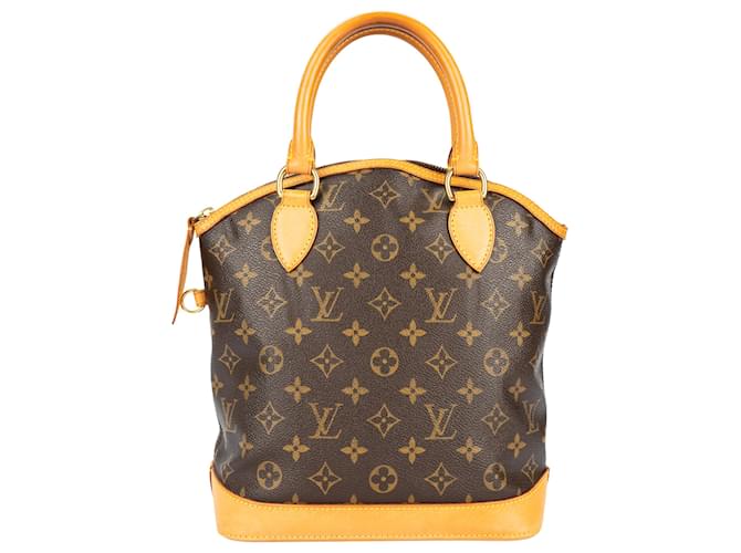 Louis Vuitton Canvas Monogram Lockit Vertical PM Brown  ref.1561204