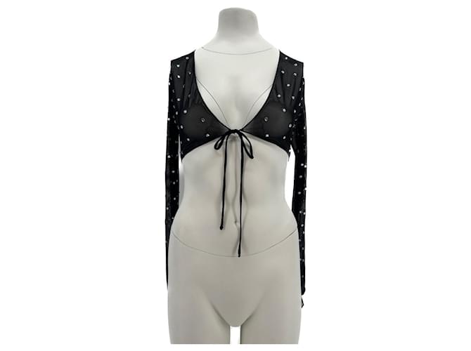 Autre Marque Oséree tops T.International S Polyester Black  ref.1561376