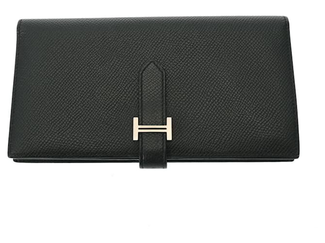 Hermès Béarn Cuir Noir  ref.1561879