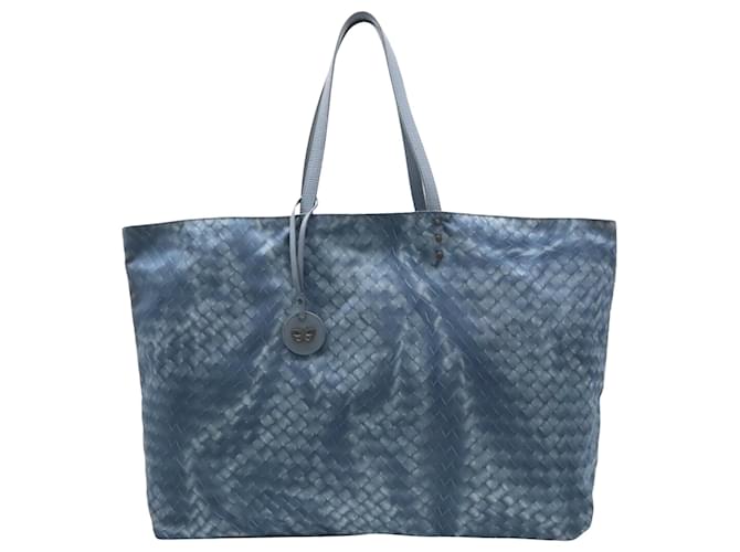 Bottega Veneta Intreccio mirage Blue Synthetic  ref.1562007