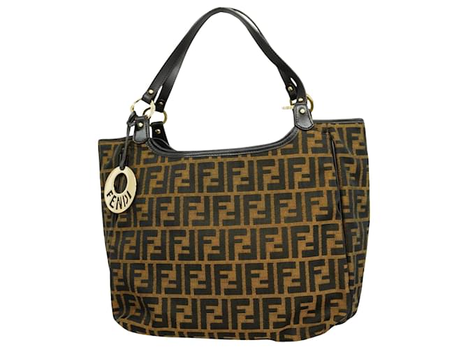 Fendi Zucca Brown Cloth  ref.1562009