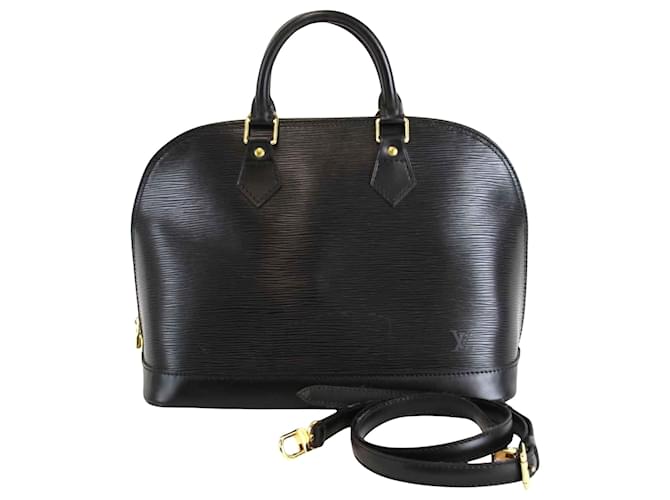 Louis Vuitton Alma Black Leather  ref.1562039