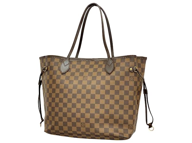 Louis Vuitton Neverfull MM Toile Marron  ref.1562040