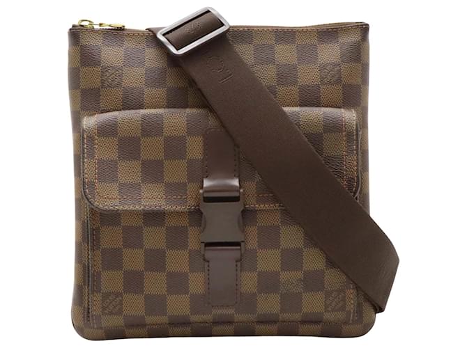 Louis Vuitton Melville Marrom Lona  ref.1562102