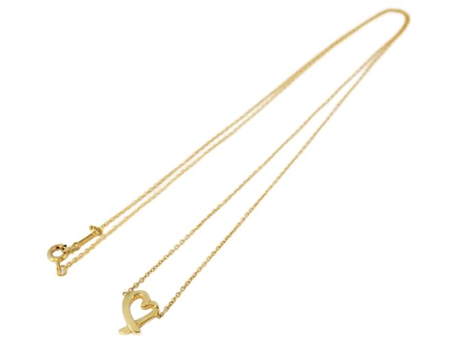 Coração amoroso Tiffany & Co Dourado Ouro amarelo  ref.1562307