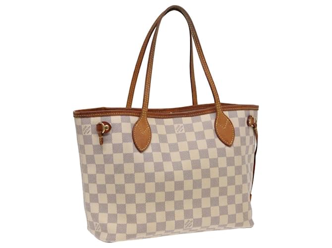 LOUIS VUITTON Sac Tote Neverfull PM Damier Azur N41362 LV Auth 83985  ref.1562361