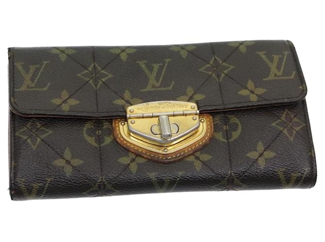 LOUIS VUITTON Monogram Etoile Carteira Sarah Long Wallet M66556 Auth bs16187 Monograma Lona  ref.1562413