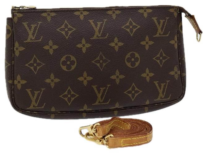 LOUIS VUITTON Monogram Pochette Accessoires Pouch M51980 LV Auth 83851 Cloth  ref.1562435