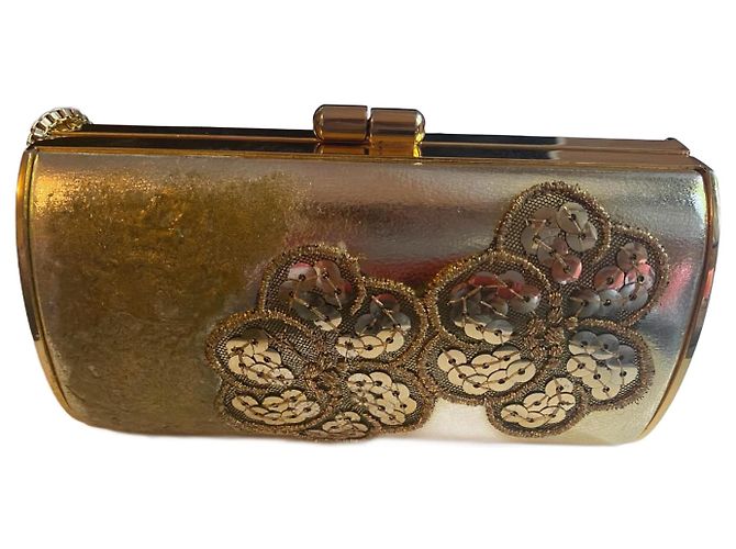 Charles Jourdan Purses, wallets, cases Golden