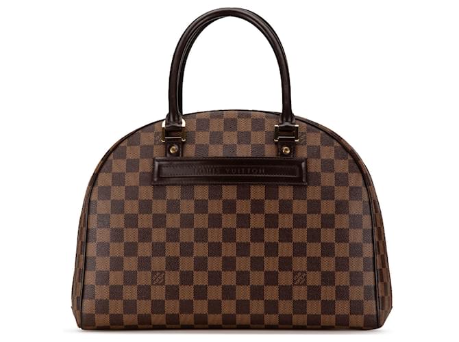 Borsa da viaggio Nolita Damier Ebene Louis Vuitton marrone Pelle  ref.1562703