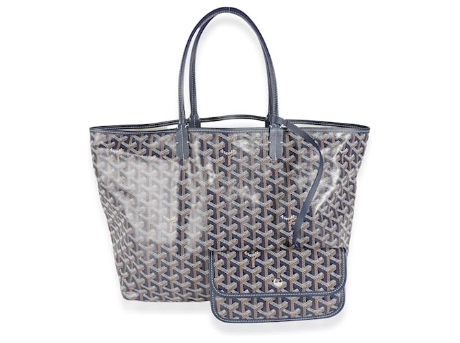 Goyard Tela Goyardine Blu Navy Saint Louis PM  ref.1562760