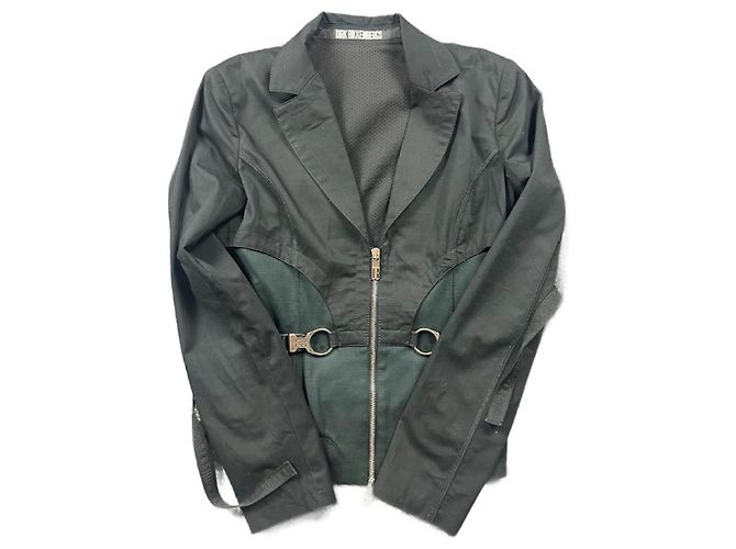 Dirk Bikkenbergs Schwarzer Utility-Blazer von Dirk Bikkembergs.