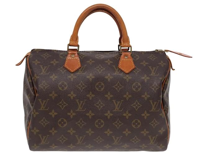 Louis Vuitton Speedy 30 Brown Cloth  ref.1562895