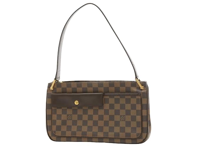 Louis Vuitton Aubagne Marrone Tela  ref.1562953