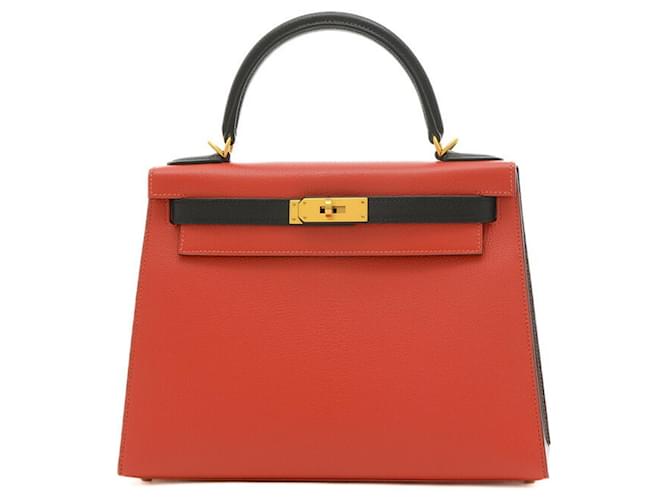 Hermès Kelly 28 Cuir Rouge  ref.1562958