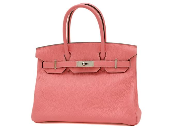 Hermès Birkin 30 Rosa Couro  ref.1562960