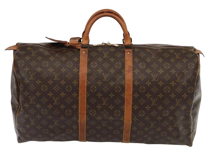 Louis Vuitton Keepall 60 Brown Cloth  ref.1562967