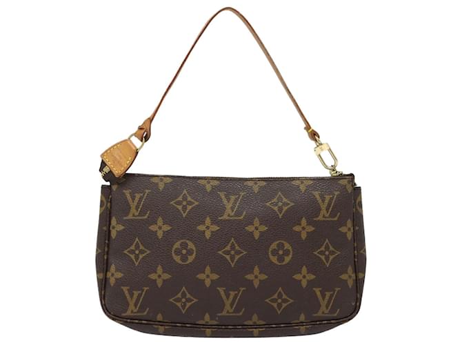 Louis Vuitton Pochette Accessoire Brown Cloth  ref.1562974