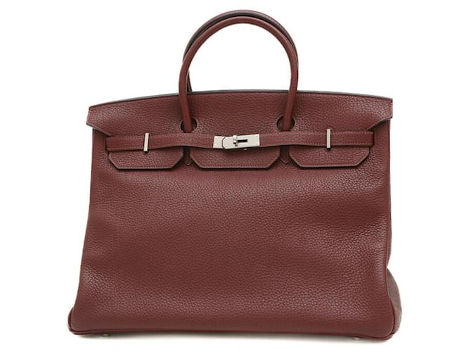 Hermès Birkin 40 Red Leather  ref.1562987