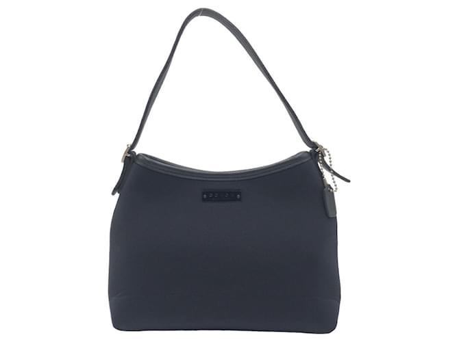 Sac fourre-tout en polyuréthane noir Coach Plastique  ref.1563024