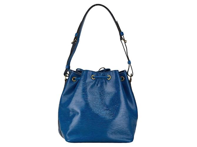 Noe Sac à bandoulière en cuir Epi Petit Noé de Louis Vuitton Bleu  ref.1563236