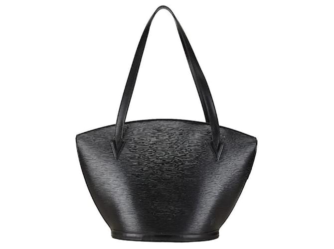 Saint Jacques Bolsa de ombro em couro Epi Saint-Jacques da Louis Vuitton Preto  ref.1563289