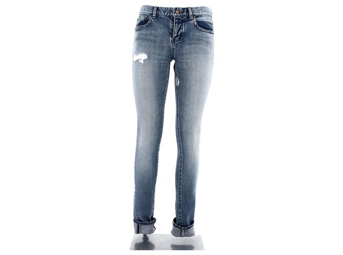 Jeans Saint Laurent T.US 26 Algodón Azul
