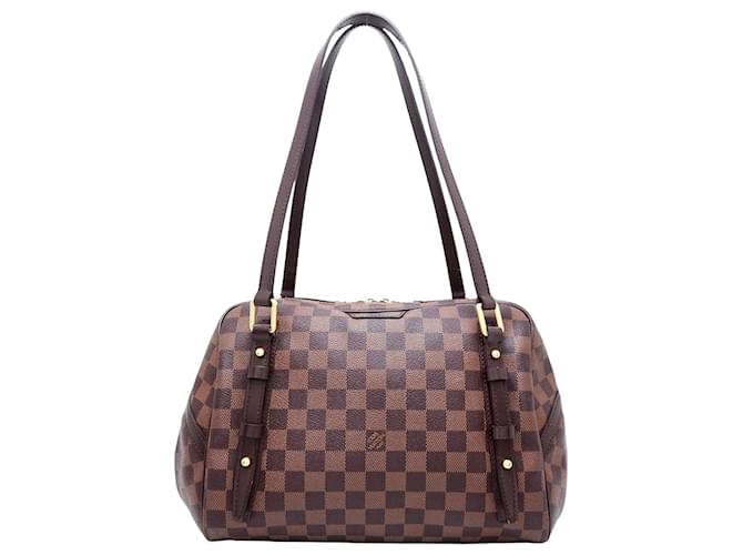 Louis Vuitton Rivington Brown Cloth  ref.1564010