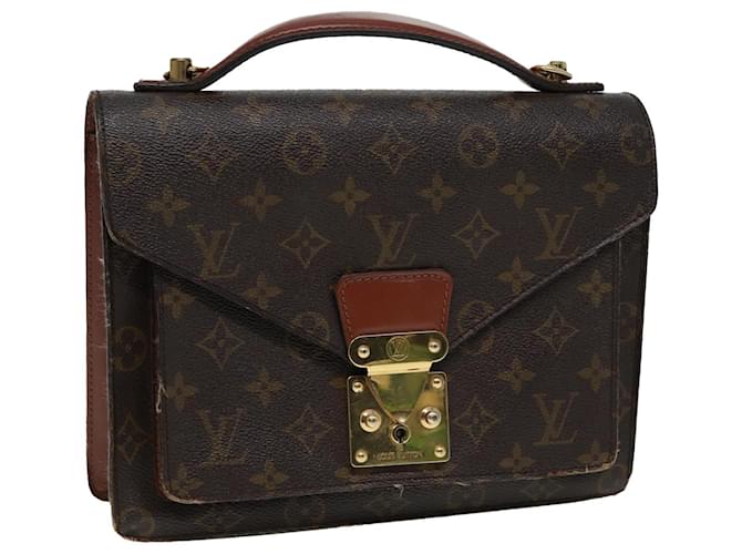 LOUIS VUITTON Monogram Monceau 26 Borsa a Spalla M51187 LV Auth 83595 Monogramma Tela  ref.1564024