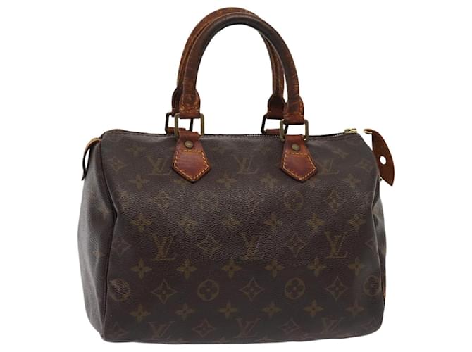 LOUIS VUITTON Sac à main Monogram Speedy 25 M41528 LV Auth 83643 Toile Monogramme  ref.1564072