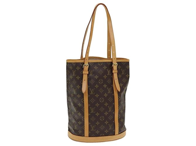 LOUIS VUITTON Bolsa de Ombro Monogram Bucket GM M42236 LV Auth 84405 Monograma Lona  ref.1564135
