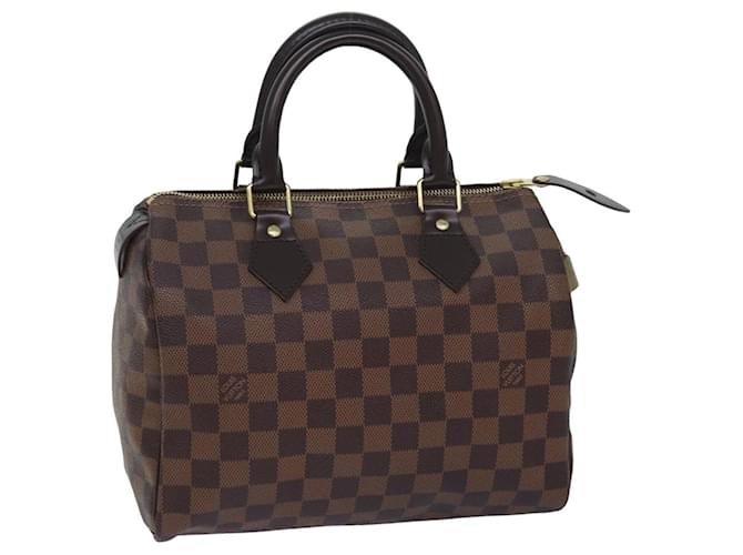 LOUIS VUITTON Borsa a Mano Speedy 25 Damier Ebene N41532 LV Auth am6597A  ref.1564141