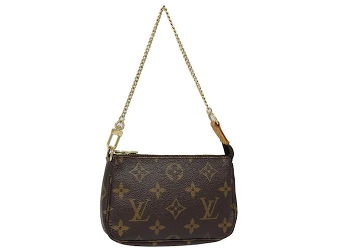 LOUIS VUITTON Monogram Mini Pochette Accessoires Pouch M58009 LV Auth 81995 Cloth  ref.1564146