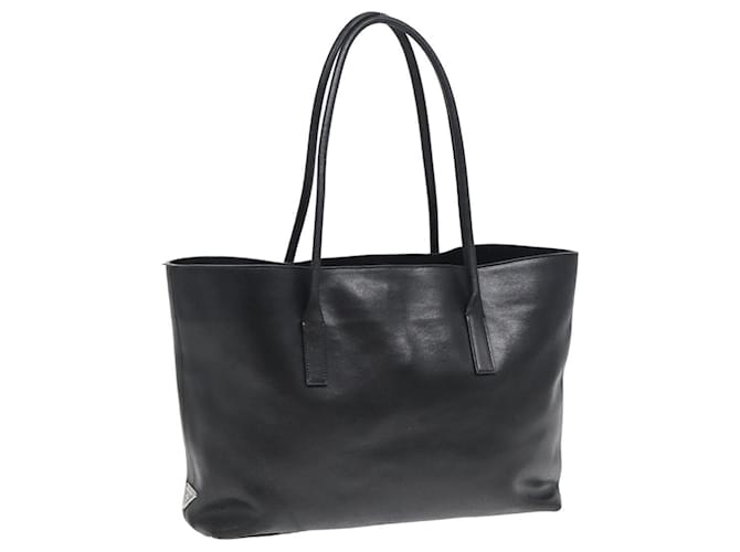 PRADA Bolsa Tote de Couro Preta Auth am6665 Preto  ref.1564200