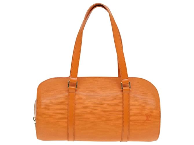 Soufflot Louis Vuitton sufflot Naranja Cuero  ref.1564246